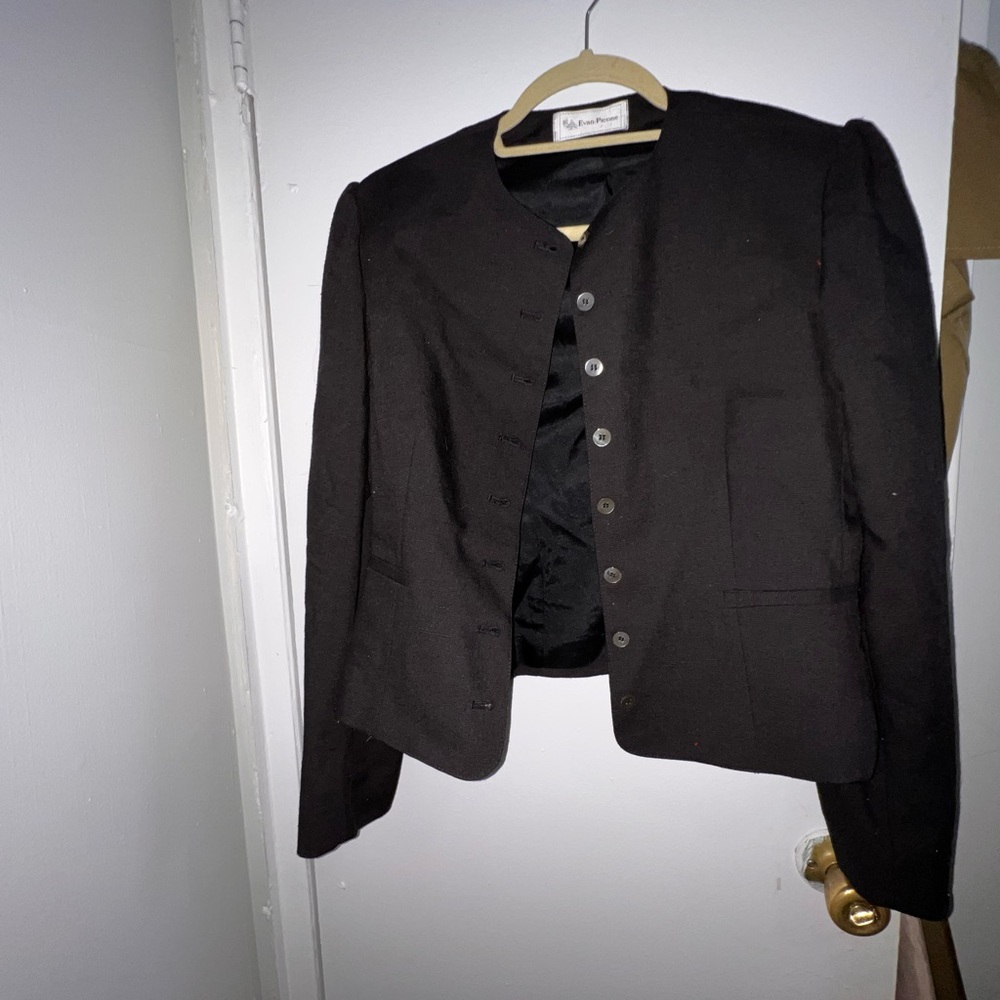 Evan Picone Classic Black Jacket